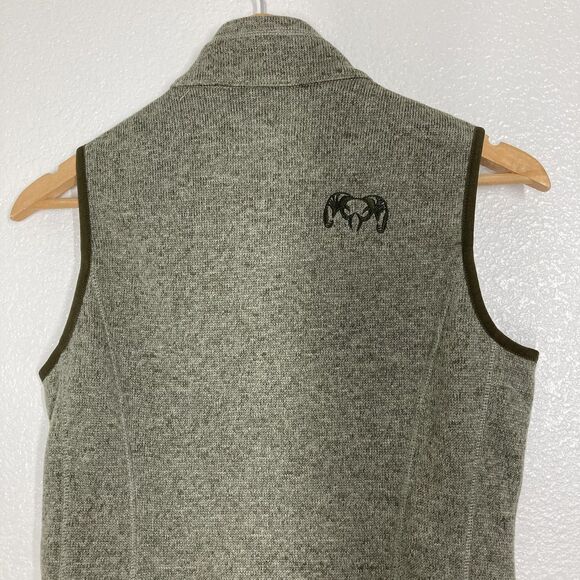 Kuiu Base Camp Vest Mens Small Gray High Loft Sweater Fleece Full Zip Jacket - Picture 10 of 15